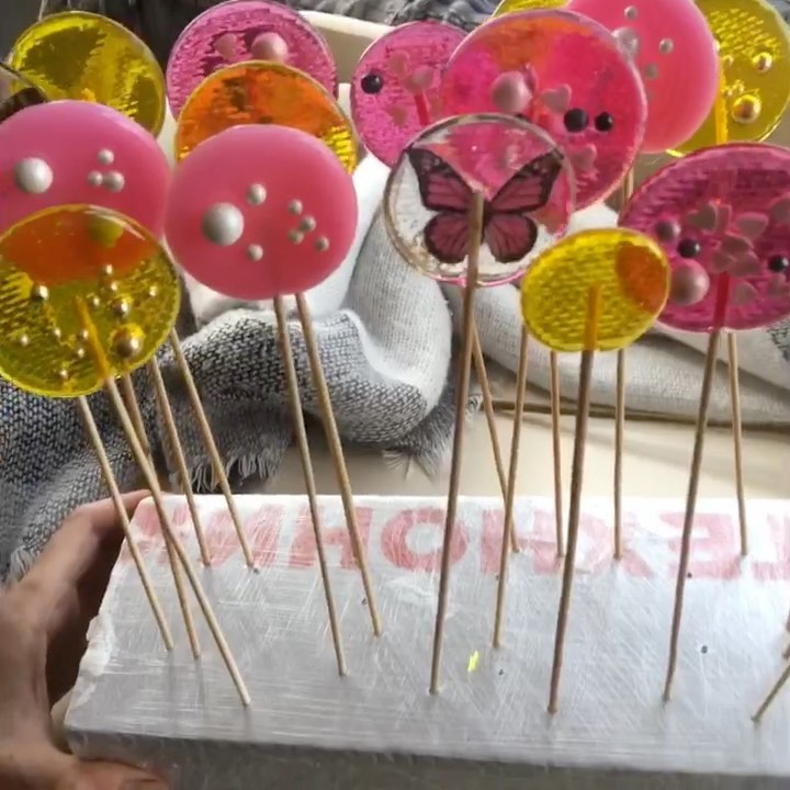 Easy Isomalt Lollipops Without Molds DIY Candy Magic