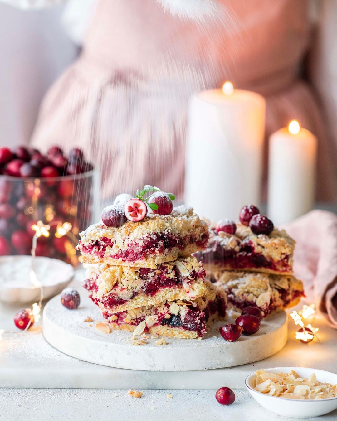 Cranberry squares